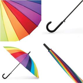 img 2 attached to 🌈 Classic Totes Rainbow Auto Open Umbrella