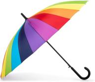 🌈 classic totes rainbow auto open umbrella логотип