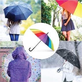 img 1 attached to 🌈 Classic Totes Rainbow Auto Open Umbrella