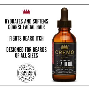 img 2 attached to 🧔 Крем для бороды Cremo Beard Oil Reserve Collection, Distillers Blend: Идеальное питание для вашей бороды