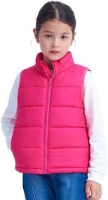 img 4 attached to 👶 Ultimate Protection: Toddler Sleeveless Lightweight Outwear - Water Resistant Boys' Clothing