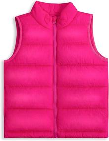 img 3 attached to 👶 Ultimate Protection: Toddler Sleeveless Lightweight Outwear - Water Resistant Boys' Clothing