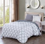 🛏️ ostepdecor soft minky removable duvet cover for weighted blanket - 60 x 80 inches white velvet reversible bed blanket protector cover logo