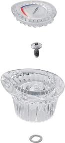 img 1 attached to Moen 96782 Chateau Replacement Acrylic Knob Handle Kit for Single Handle Bathroom Faucet - Enhance Your Faucet with Ease