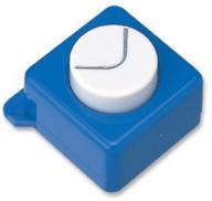 🔵 carl 76001 corner rounding punch: efficiently round corners on 5 sheets with a blue design logo