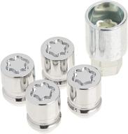 mcgard 24157 chrome cone seat wheel locks: secure your 🔒 wheels with this set of 4 (m12 x 1.5 thread size) logo