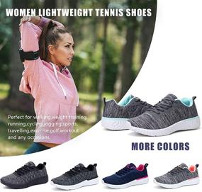 img 3 attached to STQ Sneakers Lightweight Breathable Athletic Women's Shoes