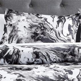 img 1 attached to Modern Marble Pattern Queen Comforter