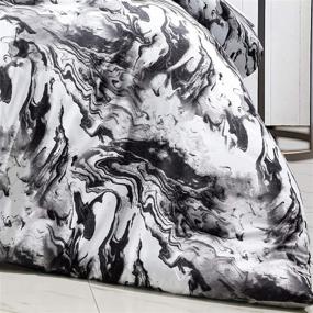 img 3 attached to Modern Marble Pattern Queen Comforter
