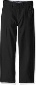 img 4 attached to 👖 Haggar Boys Youth Regular Black Pants: Stylish Boys' Clothing for Every Occasion