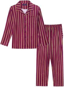 img 4 attached to Arblove Stripe Pajama Loungewear Nightwear