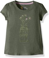 carhartt graphic sleeve girls' cotton t-shirt - tops, tees & blouses logo