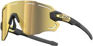 🕶️ cutting-edge rt100 frameless cycling sunglasses: unisex professional wrapping design logo