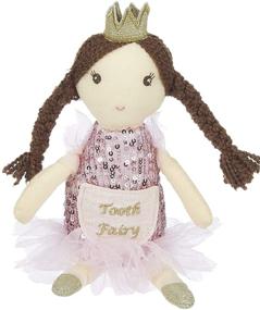 img 2 attached to 👑 Maison Chic Princess Caroline Tooth Fairy Pillow Plush doll - Perfect First Loose Tooth Gift for Daughter, Granddaughter, Stepdaughter, Niece - Celebrate First Milestone