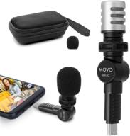 movo external microphone type c devices logo