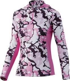 img 3 attached to HUK Women's Icon X Hoodie: Long-Sleeve Fishing Shirt with UPF 50+ Protection