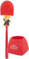 🚽 fairly odd novelties donald trump toilet bowl brush with make toilets great again holder - ideal white elephant novelty gag political gift, red logo