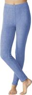 cuddl duds climateright women's stretch fleece warm underwear leggings/pants: cozy comfort for chilly days логотип