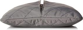 img 1 attached to Baggallini Quilted Horizon Crossbody PewterQuilt Women's Handbags & Wallets for Crossbody Bags