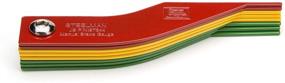 img 2 attached to 🔍 Steelman Brake Lining Thickness Gauge Set - 8-Piece, for Mechanics, for Disc and Drum Brake Pads, Color-Coded, Steel Material, Stamped Metric and SAE Callouts