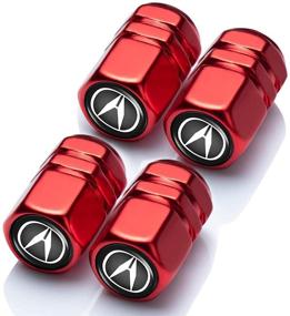 img 3 attached to 4 Pcs Metal Car Wheel Tire Valve Stem Caps For Acura ILX TLX RLX RDX MDX NSX Logo Decoration Styling Accessory Tires & Wheels