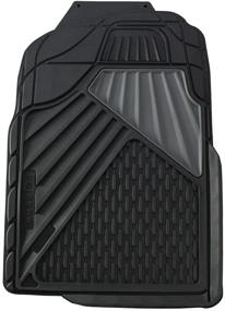 img 3 attached to Go Gear 11179000: Full Size Heavy Duty Black Floor Mats - Premium 4 Piece Set