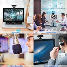 img 3 attached to 📷 Peteme 1080P HD USB Webcam with Microphone: Perfect for Desktop/Laptop Zoom, Video Calling, Recording, Gaming, and Conferencing