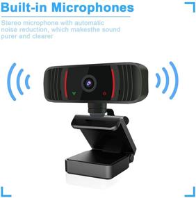 img 1 attached to 📷 Peteme 1080P HD USB Webcam with Microphone: Perfect for Desktop/Laptop Zoom, Video Calling, Recording, Gaming, and Conferencing