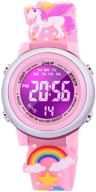 vapcuff 3d cartoon waterproof watches with alarm for girls - best toys gifts for girls age 3-10: improved seo logo