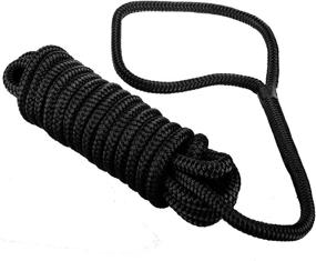 img 3 attached to ⚓️ Amarine Made 4-Pack - 5/8 Inch x 20 FT - Double Braid Nylon Dockline - Mooring Rope - Enhanced Double Braided Dock Line