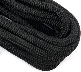 img 1 attached to ⚓️ Amarine Made 4-Pack - 5/8 Inch x 20 FT - Double Braid Nylon Dockline - Mooring Rope - Enhanced Double Braided Dock Line