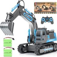 🔋 high-capacity rechargeable batteries for double excavator construction equipment logo