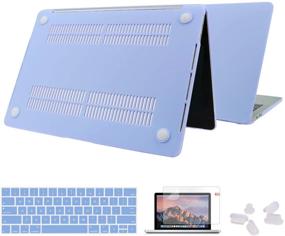 img 4 attached to 🔵 Utryit Serenity Blue Case for MacBook Pro 13 Inch 2016-2018, A1989 A1706 A1708, Hard Shell Laptop Cover with Keyboard Skin for Apple MacBook Pro 13" with/without Touch Bar, Touch ID