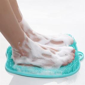 img 4 attached to Shower Foot Scrubber Massager Suction