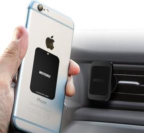 img 4 attached to 📱 WUTEKU Magnetic Cell Phone Holder Kit for Car - Universal Compatibility & Efficient Vent Mount - Ideal for iPhone XR XS X 8 7, Galaxy S10 S9 S8 & More - Trusted Choice of Pro Drivers