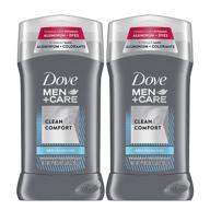 🧔 dove men+care clean comfort deodorant stick - aluminum-free 48-hour protection, enriched with vitamin e and triple action moisturizer - 3 oz (pack of 2) logo