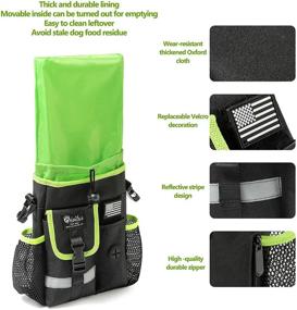 img 3 attached to 🐶 BRIVILAS Dog Treat Pouch - Multi-Purpose Portable Training Bag for Small to Large Dogs with Adjustable Waistband, Poop Bag Dispenser - Ideal for Walking and Hiking