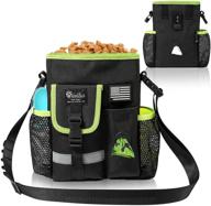 🐶 brivilas dog treat pouch - multi-purpose portable training bag for small to large dogs with adjustable waistband, poop bag dispenser - ideal for walking and hiking logo