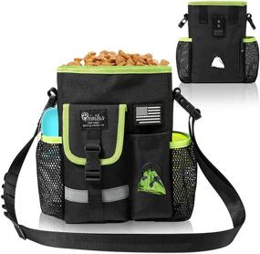 img 4 attached to 🐶 BRIVILAS Dog Treat Pouch - Multi-Purpose Portable Training Bag for Small to Large Dogs with Adjustable Waistband, Poop Bag Dispenser - Ideal for Walking and Hiking