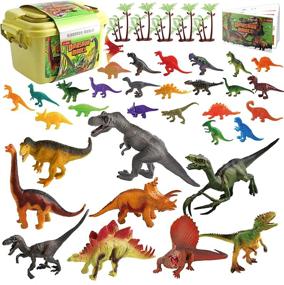 img 4 attached to Dinosaur Toys Kids Dinosaur Figure Educational Toy