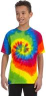 👕 vibrant tie dyed cotton t shirt - spider boys' accessories logo