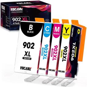 img 4 attached to 🖨️ YOCARE High-Yield 902 XL Compatible Ink Cartridge Replacement, 4 Combo Pack with Up-to-Date Chip, Designed for Officejet Pro 6978 6968 6962 6958 6975 and Officejet 6900 Series Printer (Black/C/M/Y)