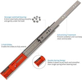 img 2 attached to 🗄️ Efficiently Organize with Pairs Drawer Slides Origa 3 Section