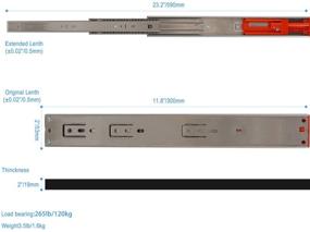 img 1 attached to 🗄️ Efficiently Organize with Pairs Drawer Slides Origa 3 Section