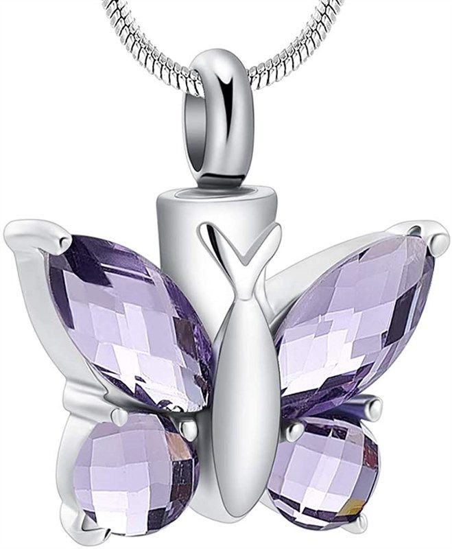 butterfly urn pendant cremation jewellery 로고