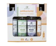 🌿 usa made greenerways antibacterial hand soap 4-pack - citrus, lavender, mint & unscented - sulfate-free, paraben-free, cruelty-free, vegan hand wash - 16 fl oz logo