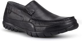 img 4 attached to 👞 Ultimate Comfort and Durability: FIEEIF Handsewn Moccasin Men's Shoes