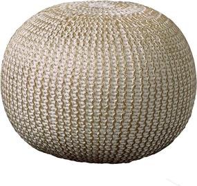 img 4 attached to Resources POUFS08125BNG1814 Fairbanks Knitted Ottoman