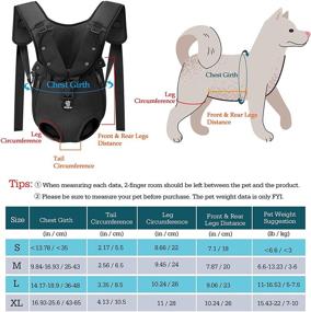 img 3 attached to 🐾 VavoPaw Pet Carrier Backpack: Safe & Easy-Fit Travel Bag for Dogs & Cats - Legs Out Design, Ideal for Traveling, Hiking & Camping - Puppies, Small and Medium Pets