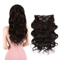 body wave extensions human brown logo